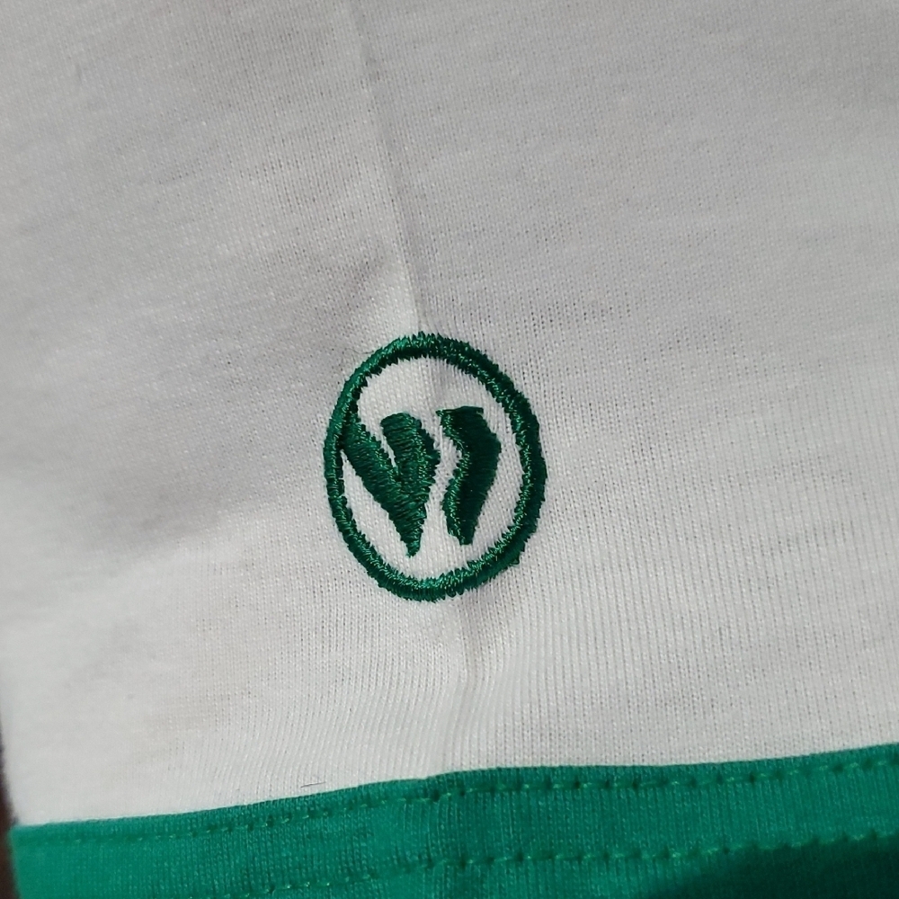 06 Wimbledon White and Green Tee England Lawn Tennis Croquet Club  Rugby Polo - Picture 6 of 9
